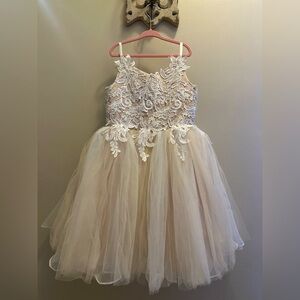 Curtsy Tutu Frock Dress Communion
Wedding Flower Girl size 8